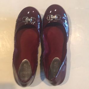 Ralph Lauren Crinkle Patent Leather Shoe